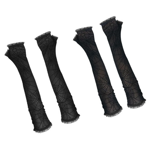 Long fingerless gloves - long,