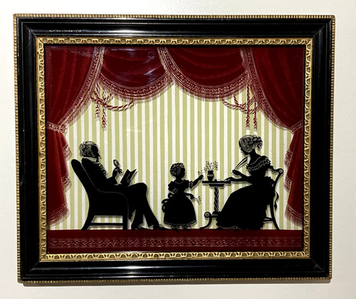 Reverse painting glass - painting,