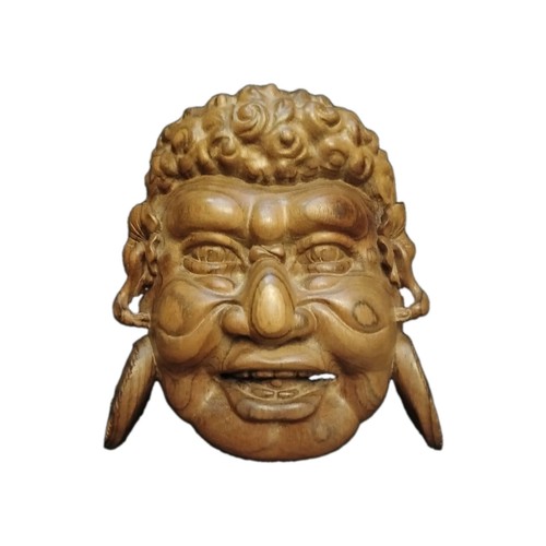 Vintage hand carved wood - hand,