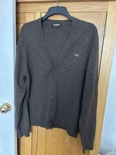 Men’s Brown Katherine Hamnett Cardigan brand new Size XL
