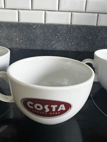 Costa served here - costa, logo