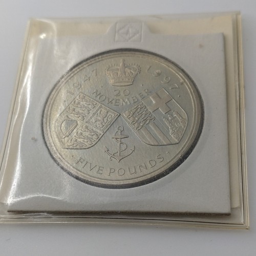 1947 1997 five pound coin - £5,