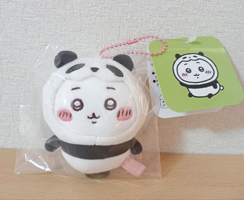 Chiikawa panda mascot plush - mascot,