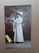 OLD PHOTO WOMAN GIRL FANCY DRESS COSTUME SPENNYMOOR DURHAM SOCIAL HISTORY PS 352
