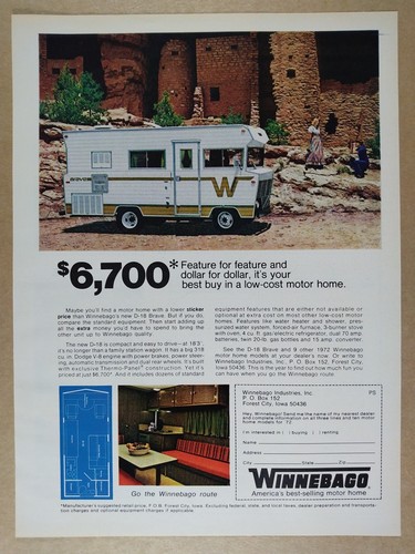 1972 winnebago brave - 1972,