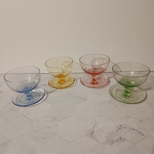 Vintage coloured glass - coloured,