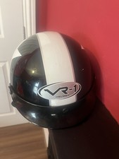 Retro Motorcycle Helmet Open Face Scooter Bike