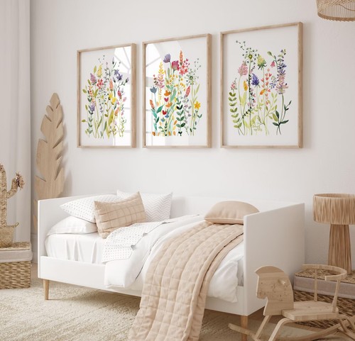 Watercolour wildflower prints - watercolour,