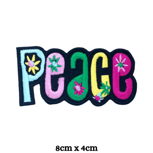 Peace badge colourful - badge,
