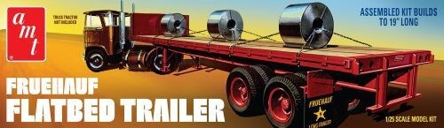 Amt fruehauf flatbed trailer - amt,