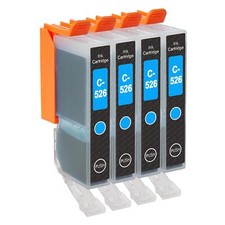 4 Cyan Ink Cartridges for Canon PIXMA iP4850 iP4950 iX6550 MG5150 MG5200