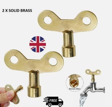 2 X SOLID BRASS RADIATOR BLEED
