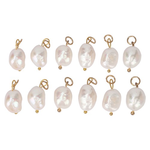 6pcs baroque pearl pendant - 6pcs,
