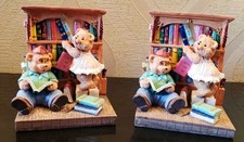 Pair Of Cute Bookends Ceramic