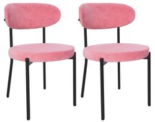 Velvet dining chairs - 2,