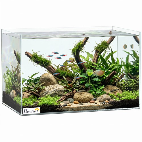 Pawhut 24l fish tank - pawhut, with