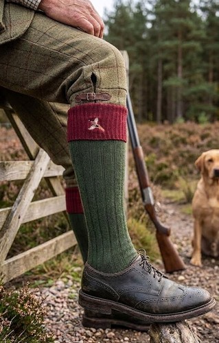 Pheasant shooting socks long - pheasant,