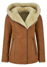 Ladies Sheepskin Jacket B3 Tan