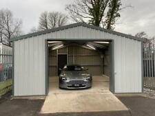 Steel Framed Garage - Domestic Garage - 5.00m x 6.00m x 2.50m Steel Garage