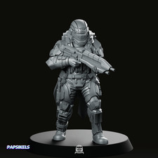 Democracy Troopers A9 Helljumper Guardian Miniature Sci-fi Cyberpunk RPG Starfin