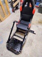 FK Driving Game Sim Racing Simulator Frame + Red Seat for Xbox PS PC