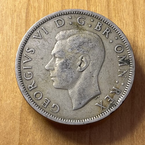 1948 king george half - king, crown