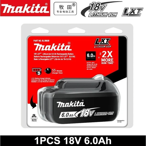 Genuine makita 18v 0ah - 18v, 6.0ah