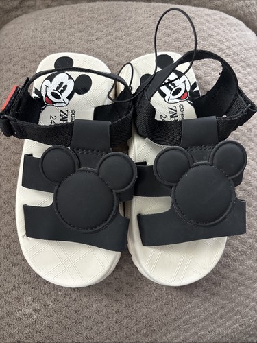 Zara mickey mouse sandals - zara,