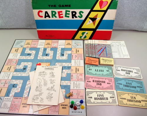 Careers board game vintage - game,