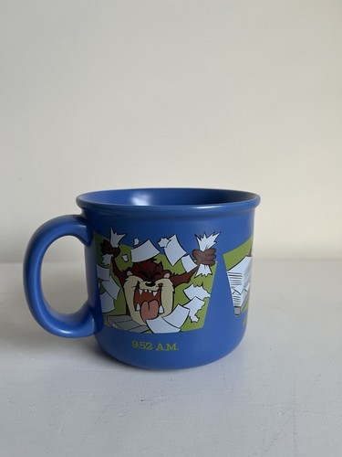 Vintage taz blue mug - vintage,