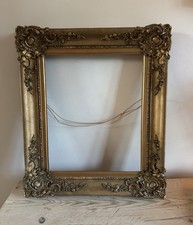 Antique Wooden Gilded Picture