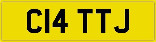 Cat cherished number reg - cherished,