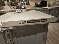 Cisco Meraki MX450-HW Cloud Security Appliance Fire Wall Router – Power On Test