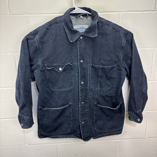 Vtg guess jeans chore jacket - guess,