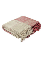 LAURA ASHLEY RED CRANBERRY THROW