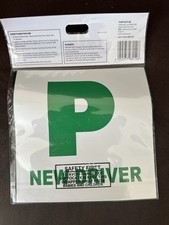 Halfords Magnetic P Plates x3