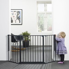 BabyDan Configure Baby Gate Medium Black Multi Panel Extra Wide Safety Gate