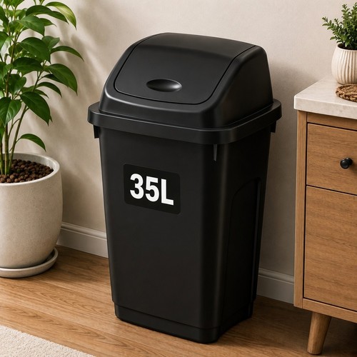 Plastic swing bin durable - bin,