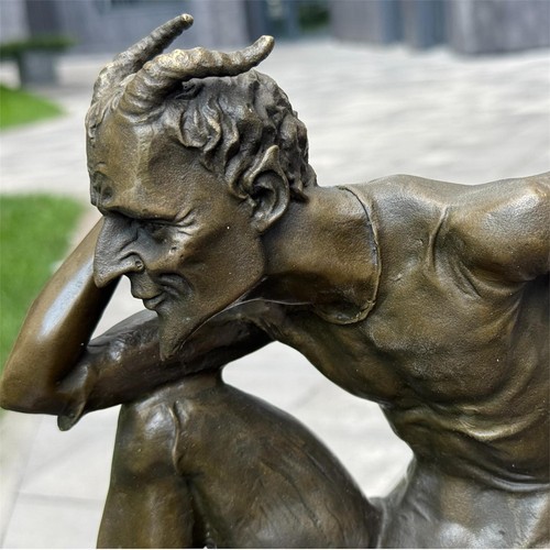 Bronze statue satan - statue, devil