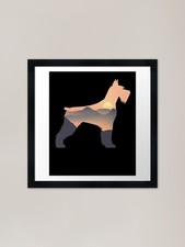 Giant Schnauzer Dog Silhouette