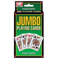 Jumbo playing cards waterproof - playing,