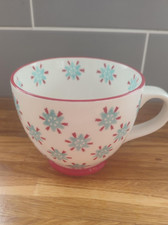 Sainsbury's Snowflake Mug. Red