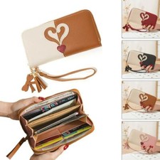 Heart Women Wallet Soft PU