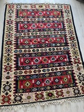 Old Sarkoy Kilim Rug,Western Balkans, Banded Design,1910-20s, Superb, Excellent