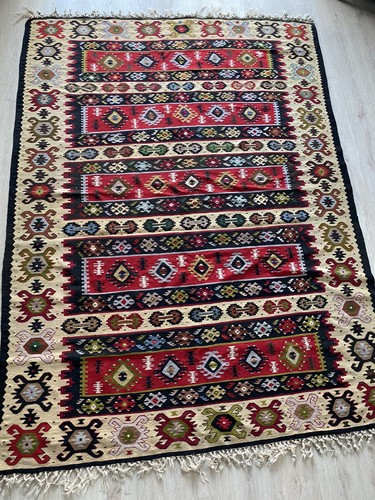 Old sarkoy kilim rug - old,