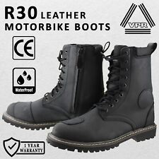 VPR Leather Motorcycle Boots