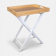 Folding tray table - folding, with