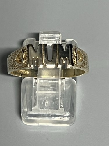 9ct gold mum ring - mum,