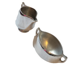 Vintage Retro Picquot Ware Milk Jug And Sugar Bowl Set France