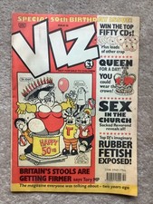 Rare vintage Viz Comic Magazine Special 50th Birthday Issue good condition